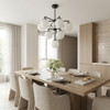 Generation Lighting - GLC18010MBKE - Ten Light Chandelier - Nube - Midnight Black