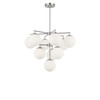 Generation Lighting - GLC18010BNE - Ten Light Chandelier - Nube - Brushed Nickel