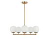 Generation Lighting - GLC1795SB - Five Light Chandelier - Nube - Satin Brass