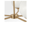 Generation Lighting - GLC1795SB - Five Light Chandelier - Nube - Satin Brass