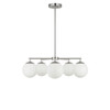 Generation Lighting - GLC1795BNE - Five Light Chandelier - Nube - Brushed Nickel