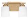 Generation Lighting - 4420902EN3-848 - Two Light Bath - Vinton - Satin Brass