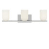 Generation Lighting - GLV1973CHE - Three Light Vanity - Neblina - Chrome