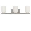 Generation Lighting - GLV1973BNE - Three Light Vanity - Neblina - Brushed Nickel