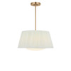 Generation Lighting - GLP1873SBE - Three Light Pendant - Vilera - Satin Brass