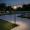 Generation Lighting - GLO1741C-ANBZ - One Light Outdoor Post Lantern - Luning - Antique Bronze