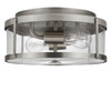 Generation Lighting - GLF1732BN - Two Light Flush Mount - Lumra - Brushed Nickel