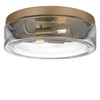 Generation Lighting - GLF1722SB - Two Light Flush Mount - Rhett - Satin Brass