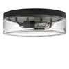 Generation Lighting - GLF1722MBKE - Two Light Flush Mount - Rhett - Midnight Black