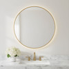 Generation Lighting - MREL1431SB - Mirror - Cadre - Satin Brass