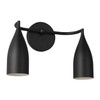 Generation Lighting - GLV1082MBK - Two Light Vanity - Maya - Midnight Black
