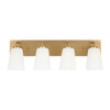 Generation Lighting - GLV1054SB - Vanity - Miles - Satin Brass