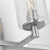 Generation Lighting - GLV1034EN/BS - Four Light Wall / Bath - Parker - Brushed Steel