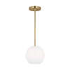 Generation Lighting - GLP1011EN3/SB - One Light Mini Pendant - Rory - Satin Brass