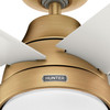 Hunter - 53783 - 60" Ceiling Fan - Aerodyne - Luxe Gold