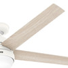 Hunter - 53781 - 60" Ceiling Fan - Aerodyne - Matte White