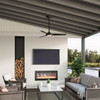Hunter - 53642 - 44" Ceiling Fan - Zentech - Matte Black