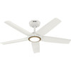 Hunter - 53641 - 44" Ceiling Fan - Zentech - Fresh White