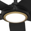 Hunter - 53639 - 44" Ceiling Fan - Zentech - Matte Black
