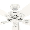 Hunter - 53486 - 42" Ceiling Fan - Builder Elite - Fresh White
