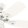 Hunter - 53486 - 42" Ceiling Fan - Builder Elite - Fresh White