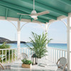 Hunter - 52883 - 44" Ceiling Fan - Aeronaut - Matte White