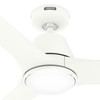 Hunter - 52882 - 44" Ceiling Fan - Aeronaut - Matte White