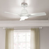 Hunter - 52882 - 44" Ceiling Fan - Aeronaut - Matte White
