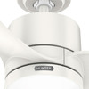 Hunter - 52876 - 60" Ceiling Fan - Bolsa - Fresh White
