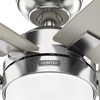 Hunter - 52505 - 52" Ceiling Fan - Anisten - Brushed Nickel