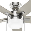 Hunter - 52505 - 52" Ceiling Fan - Anisten - Brushed Nickel