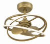 Hunter - 50460 - 20" Fandelier - Cirro Fandelier - Luxe Gold