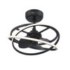 Hunter - 50300 - 20" Fandelier - Cirro Fandelier - Matte Black