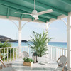 Hunter - 50048 - 52" Ceiling Fan - Aeronaut - Matte White