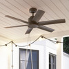 Hunter - 50007 - 52" Ceiling Fan - Kennicott - Matte Bronze