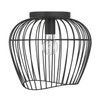 Hunter - 48239 - One Light Flush Mount - Redding - Matte Black