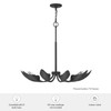 Hunter - 48222 - Ten Light Chandelier - Juneway - Matte Black