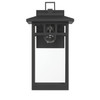 Hunter - 46072 - One Light Outdoor Wall Mount - Yancy House - Matte Black