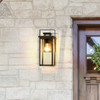 Hunter - 46051 - One Light Outdoor Wall Mount - Timbergrove - Matte Black