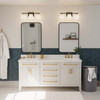 Hunter - 13186 - Three Light Bathroom Vanity - Harlowe - Matte Bronze