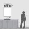 Hunter - 13186 - Three Light Bathroom Vanity - Harlowe - Matte Bronze
