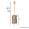 Hunter - 48207 - One Light Pendant - Laila - Luxe Gold