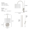 Hunter - 48178 - One Light Wall Sconce - Horizon - Brushed Nickel