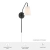 Hunter - 48174 - One Light Wall Sconce - Valley Park - Matte Black