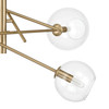 Hunter - 48170 - Six Light Chandelier - Farling - Alturas Gold