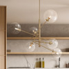 Hunter - 48170 - Six Light Chandelier - Farling - Alturas Gold