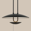 Hunter - 48165 - LED Pendant - Sunset Ridge - Matte Black