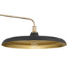 Hunter - 48150 - Two Light Linear Chandelier - Moriso - Matte Black