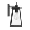 Hunter - 46054 - One Light Outdoor Wall Mount - Ivory Dusk - Matte Black