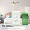 Hunter - 99771 - Universal Fan-Light Wall Control with Receiver - White